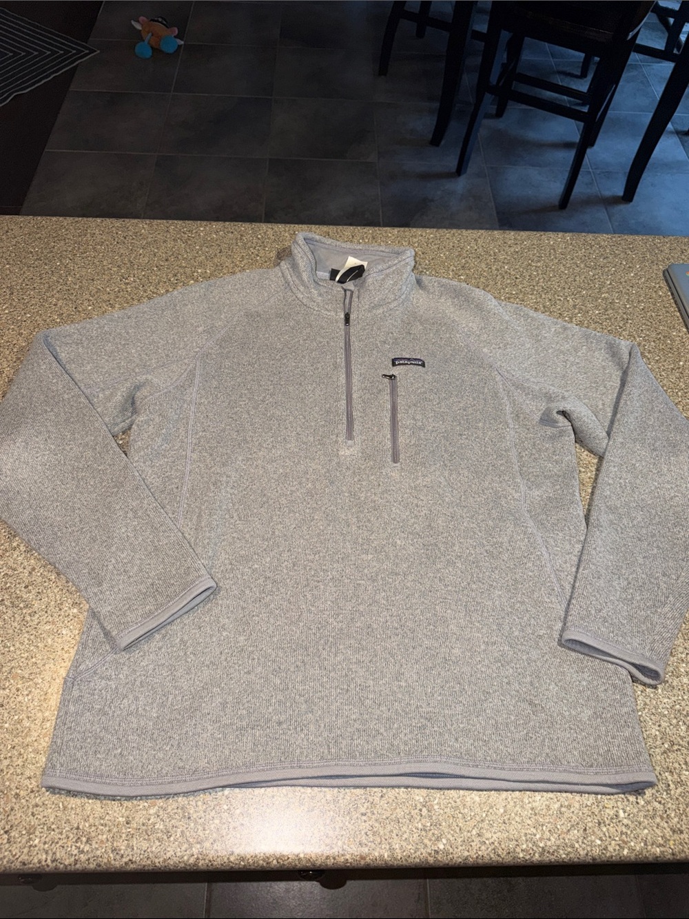 Patagonia Better Sweater Gray Half-Zip Fleece Pullover
